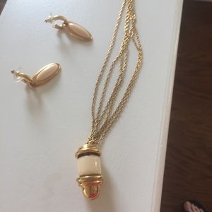 90's Monet Earrings and Pendant